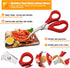 Kitchen Seafood Scissor for Crab Legs, 4 Pack Crab Leg Lobster Shell Cracker, Lobster Shrimp Crayfish Crawfish Scissors Fish Scissors, Seafood Cra...