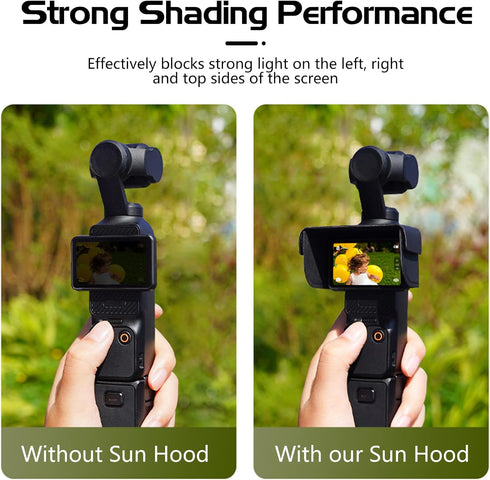 O'woda Screen Sun Hood for DJI Osmo Pocket 3 - Foldable Sunshade Camera Screen Visor Shield for DJI Osmo Pocket 3 Accessories...