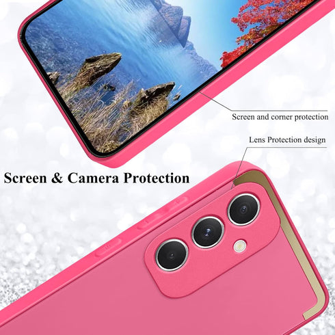 for Samsung A54 5G Case for Women Men Shockproof white Samsung Galaxy A54 5G Phone Case Camera Protector Protective Case Slim with Design PC TPU L...