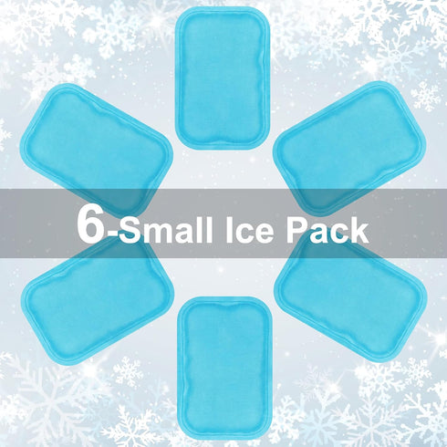 Reusable Small Ice Packs - Hot & Cold Mini Gel Cold Packs for Injuries, Sinus Relief, Tired Eyes, Headaches, First Aid, Pain Relief, Wisdom Teeth,...