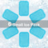 Reusable Small Ice Packs - Hot & Cold Mini Gel Cold Packs for Injuries, Sinus Relief, Tired Eyes, Headaches, First Aid, Pain Relief, Wisdom Teeth,...