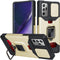 OOK Compatible with Gold Samsung Galaxy Note 20 Ultra Case with Stand/Camera Slide Protection/Card Holder Design, Slim Shockproof Protective Case ...