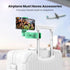 Universal Airplane Phone Stand Holder, Klearlook Travel Essentials Phone Mount for Desk with 360 Degree Rotation, Handsfree Travel Must Haves Phon...