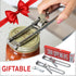 Oleex Jar Opener for Weak Hands (x2) with Keychain Bottle Cap Opener. Easy Seniors Arthritis, Kids Openers. Gripper Tight Lid Opener, Kitchen Gadg...