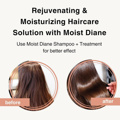 Moist Diane Perfect Beauty Extra Vital Shampoo, Sulfate-Free, with Organic Argan Oil & Vitalizing Keratin from Japan, Rejuvenate Silky Smooth Hair...