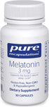 Pure Encapsulations Melatonin 3 mg - Antioxidant Supplement to Support Natural Sleeping & Relief of Occasional Sleeplessness - for Natural Sleep S...