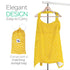 San Francisco Baby Nursing Cover, Breathable 360° Nursing Cover Up, Privacy Breastfeeding Blanket - Luxury Yellow...