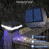 INDARUN 4x4 Solar Post Cap Led Lights Outdoor Fit 4x4 5x5 6x6 Wooden Posts, Fence Deck Post Lights Solar Powered Waterproof Landscape Lighting 650...