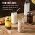 NETANY Drinking Glasses with Glass Straw 4pcs Set - 16oz Can Shaped Glass Cups for Beer, Iced Coffee, Tumbler Cup for Whiskey, Soda, Tea, Water, G...