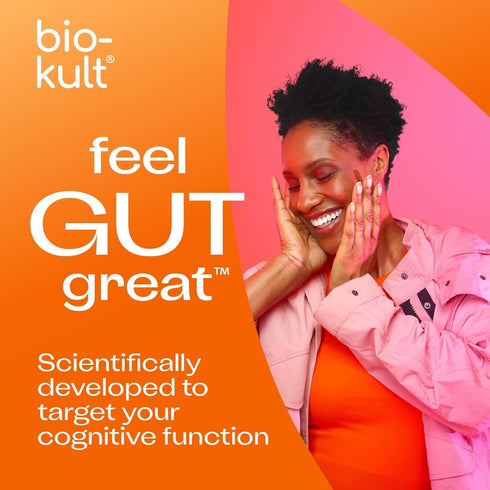 Bio-Kult Mind | Bacillus + Zinc, Grape & Blueberry Extracts | Brain & Gut Support | Cognitive Function | 60 Capsules...