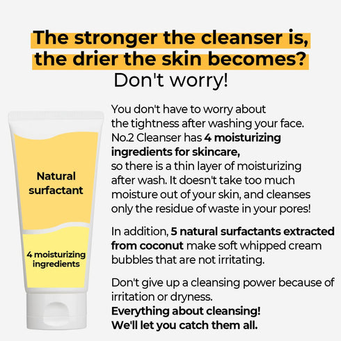 numbuzin No.2 Deep Clean Fresh Cream Cleanser | Face Wash, Rich Foam, Natural Cleansing Ingredients | Korean Skin Care for Face, 4.05 fl oz...