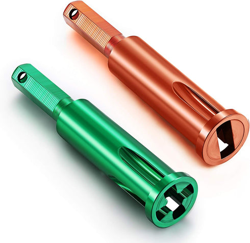 Wire Twisting Tools, Electrical Wire Stripper and Twister, 4 Square 3 Way/ 5 Way Twister Wire for Power Drill Drivers and stripping wire cable (2 ...