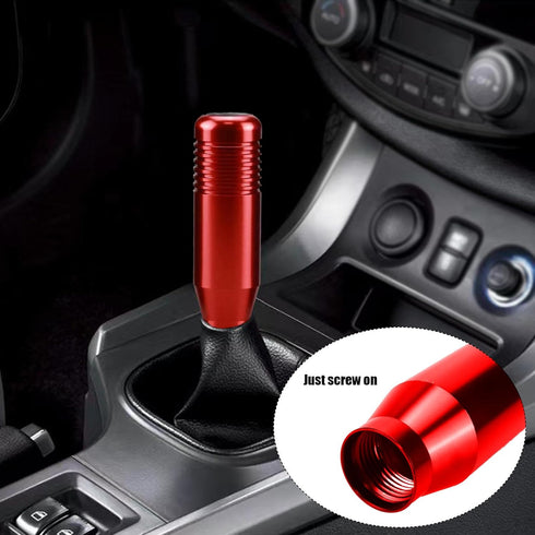 1 PC Manual Gear Stick Shifter Knobs, Car Shift Head Knob with 3 Threaded Adapters, Aluminum Alloy Car Stick Shift Lever Knob, Universal for Most ...