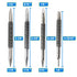 Spring Nail Set,Dual Head Nail Setter,4pcs Hammerless Door Hinge Pin Removal Tool,Striking Force Spring Loaded Nail Punch?1/8-in, 3/32-in, 3/16-in...