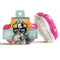 Small 4" Dog Pet Hair Massaging Brush Grooming Tool for Cats Dogs Long or Short Hair Raspberry Pink...