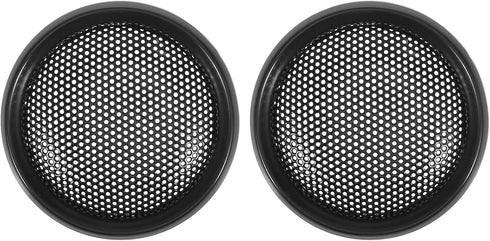 X AUTOHAUX 2pcs 1" Black Car Audio Speaker Cover Mesh Subwoofer Grill Horn Guard Protector...