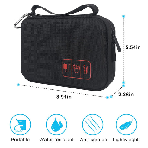 Carrying Case for Klein Tools ET310 AC Circuit Breaker Finder & 80041 Outlet Repair Tool Kit & RT250 for GFCI Receptacle Tester, Electrical Tools ...