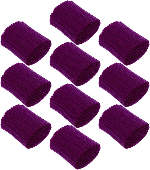 Artibetter Woolen Yarn 10 Packs Latch Hook Yarn Pre-Cut Rug Yarn Replace Sewing Yarn Threads for Pillowcases Blankets Knitting (Purple) Pre-Cut Ya...