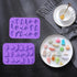 2 Pack Halloween Chocolate Mold, 3D Silicone Candy Molds Halloween Baking Mold Skull Pumpkin Spider Bat Witch Hat Gummy Fondant Mold for Candy Coo...