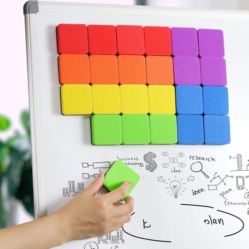 MaxGear Whiteboard Eraser, 36 Pack Magnetic Dry Erase Erasers, Dry Erasers for Whiteboard, White Board Erasers, Dry Erasers Bulk for Classroom, Of...