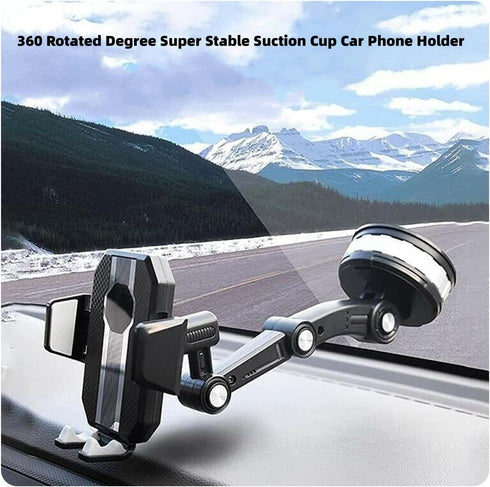 Super Adsorption Phone Holder, Phone Mount for Car Center Console,Phone Mount for Car Center Console Stack Super Adsorption Phone Holder,360 Rotat...