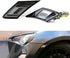 iJDMTOY JDM Smoked Lens White/Amber Dual Color LED Front Sidemarkers Compatible With 2013-16 Scion FR-S, 2013-21 Subaru BRZ, 2017-21 Toyota 86...