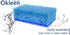 Blue Multi Use Scrub Sponge. Made in Europe. 18 Pack, 4.3x2.8x1.4 inches. Heavy Duty and Non Scratch Fiber. Odorless, Durable. Delicate Scouring S...