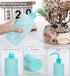 Melphoe Tattoo Wash Bottle Squeeze 3Pcs 500ml Squirt Bottle Succulent Watering Can, Safety Rinse Bottle, Plastic Squeeze Medical Lab Washing Bottl...