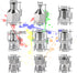 SAGUD 9pcs Airbrush Adapter Set Air Brush Fitting Connector Kit Airbrush Accessories for Mini Air Compressor and Air Hose Supplies...