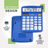 CATIGA Desktop Calculator 12 Digit with Large LCD Display and Sensitive Button, Solar and Battery Dual Power, Standard Function for Office, Home, ...