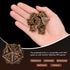 Metal DND Dice Set, Dragon Rider DND Dice 7-Pieces Metal Polyhedral Dice Set with Gift Box for Dungeons and Dragons Role Playing Games?Ancient Gol...
