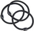 uxcell Leather Cord End Clasp, 4Pcs 3mm Hole Leather Clasps, Cord End Caps Closures Leather Cord Buckle for Making DIY Supplies Crafts, Black...