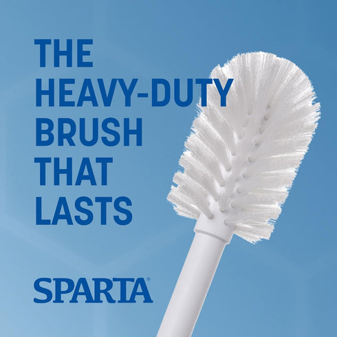 SPARTA 367600TC02 Plastic Household Dish Brush, Dish Brush, Dish Scrub Brush With Lightweight Or Break Resistant? For Cleaning, 11 Inches, White...