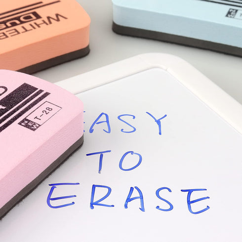 6 Pack Dry Erasers for White Board Magnetic Whiteboard Erasers, Whiteboard Erasers for Kids Classroom, Pastel Color...