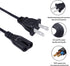 8ft Power Cord for Samsung Soundbar Sound bar Subwoofer Home Audio Theater,Game Day Rechargeable Speaker System Power Cord 2 Prong 18AWG IEC C7 AC...
