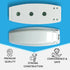 NU-SET | 4RV013 RV Baggage Door Catch | 4 Pack | RV Accessories & Door Hardware (White)...