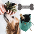Create idea Dog Treat Pouch Cleanable Dog Treat Training Bag with Clip and Drawstring Pet Snack Bag Food Storage for Dog Training Outdoor Activiti...