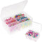 Small Plastic Storage Box, 14 Pieces Plastic Storage Cases Bead Organizers Boxes with Lid Mini Rectangles Boxes Craft Supply Case Bead Containers ...