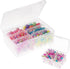 Small Plastic Storage Box, 14 Pieces Plastic Storage Cases Bead Organizers Boxes with Lid Mini Rectangles Boxes Craft Supply Case Bead Containers ...