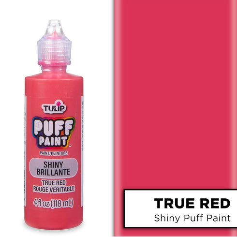 TULIP Puff Paint Slick True Red 4 Fl Oz (Pack of 1)...