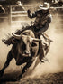 LEARTDYY DIY 5D Diamond Art Kits Painting for Adults Western Cowboy Bull Riding Rodeo 30x40cm/12x16inch...