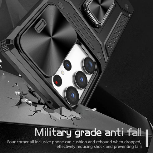 Galaxy S23 Ultra Case for Samsung Galaxy S23 Ultra Case with Kickstand Slide Camera Cover Military Grade Protection Shockproof Case for Galaxy S23...