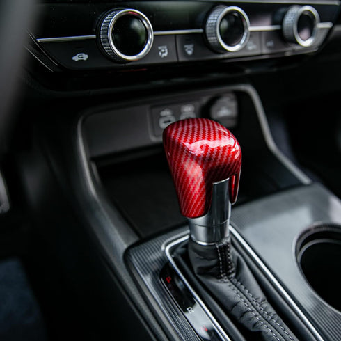 for 11th Gen Civic Gear Shift Knob Cover Automatic Transmission CVT Boots Shift Lever Trims Compatible with Honda Civic 2022-2025, CR-V 2023-2025,...