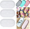 3 Pack Tray Silicone Resin Mold, Oval Coaster Epoxy Resin Casting Mould DIY Jewelry Tray Dishes for Craft Jewelry Storage Office Home Decoration...
