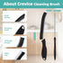 2 Pack Cleaning Brush, Grout Brush, Hard Bristle Crevice Cleaning Brush, Multifunctional Deep Cleaning Supplies for Swimming, Walls, Shower, Bathr...