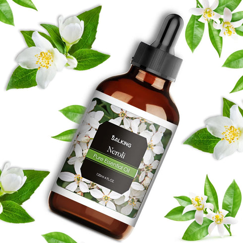 Neroli Essential Oil 4 Fl Oz (120ml) - Pure and Natural Neroli Aromatherapy Fragrance Oil, Neroli Oil for Diffusers, Candle Making, Massage, Soap,...