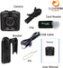 Mini Spy Camera with Audio & Video, 1080P Mini Hidden Camera, Portable Small HD Nanny Cam, Mini Spy Cams with Night Vision & Motion Detection, Ind...