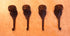 LuLu Decor, Cast Iron Dog Face Hooks, Set of 4 Hooks, Ready to Hang on Wall (4 pcs)...