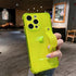 siduater Strap Holder Case for 6.1" iPhone 12 Pro with Wristband Kickstand, Clear Soft TPU Protective Shockproof Bumper Rugged Cover, Adjustable H...
