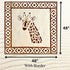 Graceful Giraffe Quilt Pattern by Patterns on the Prairie, Fusible Raw Edge Applique, Finished Size 48 x 48"...
